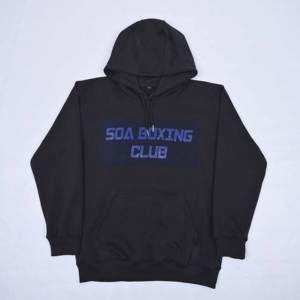 Sudadera con Capucha de Alta Calidad con Logotipo Personalizado, Fabricada en Negro con Impresión DTF Frontal y Mangas Largas para Hombre - Product Image 5