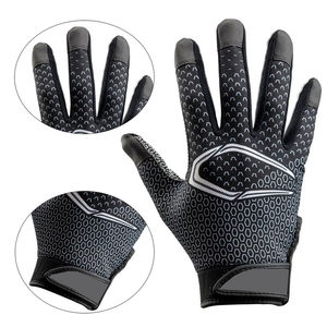 Guantes Profesionales de Fútbol Americano, Alta Adherencia, Antideslizantes, Diseño Personalizado, de Cuero, para Entrenamiento, Protección para Juegos al Aire Libre - Product Image 6