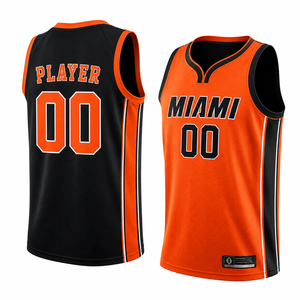 Maillot de basket personnalisé pour tournoi, nom et numéro d'équipe personnalisés, sublimé, léger, respirant, ensemble de basket performant - Product Image 1