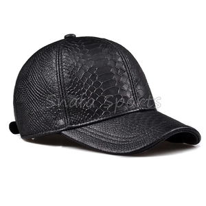 Trending PU Leather Embossed <b>Baseball</b> <b>Caps</b> Sporty OEM Custom Hats for Men Women Breathable Waterproof Adjustable Outdoor - Product Image 4