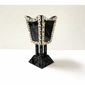 Porte-encens décoratif en résine époxy et pierre, pour Ramadan, Eid, mariages, style moderne, qualité supérieure, brûleur islamique Mubkhar & Oud - Product Image 4