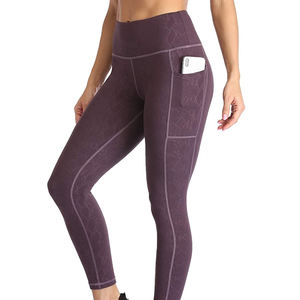 Leggings Deportivos Sin Costuras para Yoga y Fitness, Control de Abdomen, Personalizados para Mujer, Spandex Poliéster, Cintura Alta, Efecto Fruncido en Glúteos - Product Image 5