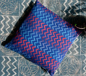 Handmade 100% Cotton Eco-Friendly Washable Floral Block Print Boho Home Decor Cushion <b>Cover</b> <b>Throw</b> Pillow Case - Product Image 1