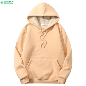Sweat à capuche d'hiver coupe classique en molleton French Terry délavé au soleil et au sel, 80% coton 20% polyester, épaules tombantes, style pull - Product Image 5