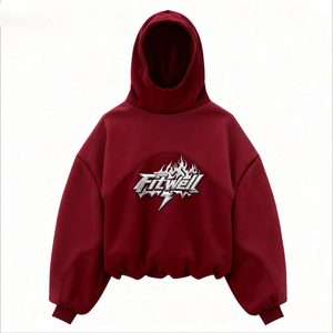 Sudadera con Capucha Extra Grande Personalizada Fly Fit International, Unisex, Color Beige, Logotipo Estampado en Relieve en la Parte Delantera, Manga Regular, Felpa Francesa, Invierno - Product Image 4