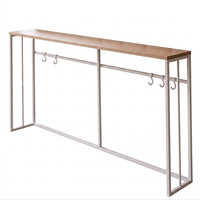Moderner Langer Konsolentisch Wohnzimmer Eingangsbereich Heim-Möbel MDF Metall-Konstruktion Multifunktionales Design Klappbar