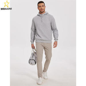 Sudadera con Capucha para Hombre, Diseño a Cuadros Jacquard, Manga Larga, Estilo Casual, Tejido Waffle - Product Image 5