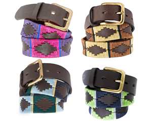 Ceinture de cavalier en cuir de qualité supérieure, fabriquée à la main en Argentine, ceinture Gaucho avec boucle en laiton, ceinture pour homme, service OEM disponible - Product Image 1