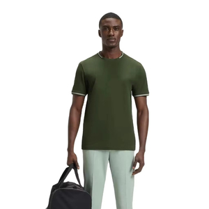 T-shirt décontracté pour homme en coton 100% respirant de qualité supérieure, col rond, prix de gros personnalisé OEM - Product Image 1