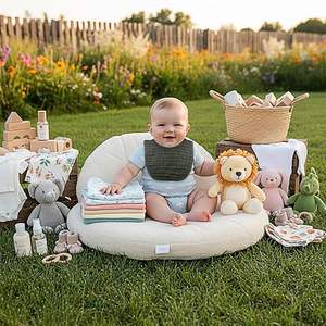 Bavoirs pour bébé en coton de bambou doux, respirants, essentiels pour l'été, pour nouveau-nés - Product Image 3