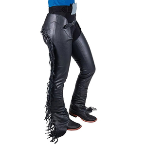 2026 Customized Logo Printing Light Weight <b>Men</b> Horse Riding <b>Chaps</b> / Premium Quality Reasonable Price Wholesale <b>Leather</b> <b>Chaps</b> - Product Image 3