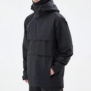 Winter <b>Jacket</b> for Couples Cotton-Padded Hooded <b>Ski</b> <b>Jacket</b> Waterproof Windproof Zipper Nylon Outdoor <b>Jacket</b> - Product Image 1