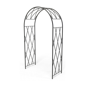 Arche de portail de jardin en fer forgé sur mesure de qualité supérieure avec décorations ornamentales pour des paysages élégants - Product Image 4
