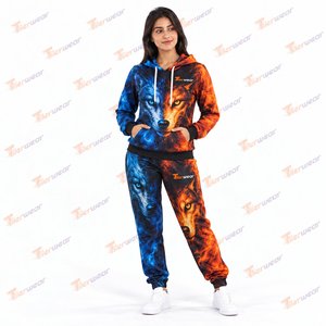 Conjunto Deportivo para Mujer, Sublimación Personalizada, Ropa Deportiva de Poliéster, Uniforme de Entrenamiento Estampado, Marca Privada OEM - Product Image 2