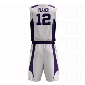 Ensemble de maillot et short de basketball pour hommes, qualité supérieure, séchage rapide, sublimation, sport, athlétique, pour l'entraînement et la compétition - Product Image 3