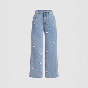 Jeans Baggy en Denim pour Femmes – Vente en Gros – Coupe Ample Taille Haute Jambe Large – Style Boyfriend Y2K - Product Image 5