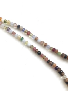 ลูกปัดพลอยธรรมชาติแบบคละสี 1 เส้น สำหรับทำเครื่องประดับอัญมณีชั้นดี สร้อยคอพลอย - Product Image 2