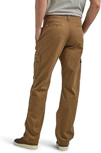Mens 100% Cotton <b>Cargo</b> Pants Relaxed Fit Multi Pocket Flat Mid Rise Quick Dry Stonewashed Casual Outdoor Workwear Trousers Dhaka - Product Image 2