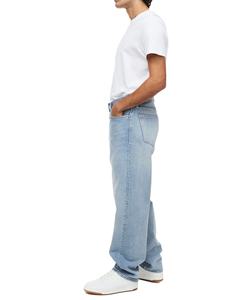 กางเกงยีนส์เดนิมทรงสลิมสั่งทำขายส่งสำหรับผู้ชาย คุณภาพสูง กางเกงยีนส์สีน้ำเงินยอดนิยม กางเกงยีนส์เดนิมผู้ชายแบบฟอกสี - Product Image 4