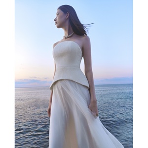 Hot Selling Women's Blouses And Shirts BURST <b>CORSET</b> PEPLUM Sleeveless ODM Premium Linen Shirt For Women From Vietnam - Product Image 4