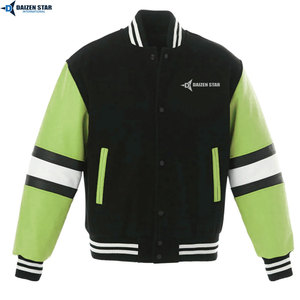 Streetwear Varsity <b>Jacket</b> Custom Logo Oversized Letterman <b>Jacket</b> for Men Women - Product Image 6