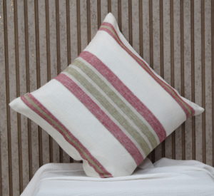 High Quality 100% Pure Linen Cushion <b>Cover</b> Stripe Square Linen Pillow <b>Cover</b> for Home <b>Sofa</b> Decoration <b>Throw</b> Pillow Use Decor - Product Image 3