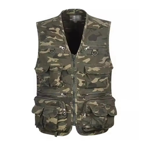 Gilet de chasse multifonctionnel en toile camouflage, coupe-vent, imperméable et respirant, à libération rapide, pour l'entraînement en extérieur - Product Image 1