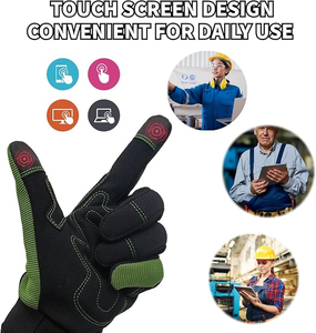 Guantes de Trabajo Mecánico Multiusos para Exteriores, Ajuste Seguro, Duraderos y Lavables a Máquina - Product Image 5