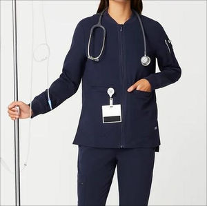 Chaqueta de Enfermería para Hombre, Uniformes Médicos, Nuevo Diseño, Chaqueta Térmica, Traje de Enfermería para Hospital, Chaqueta Térmica con Cierre Frontal para Enfermeras - Product Image 2