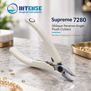 Pince coupante oblique à angle inversé Supreme 7280, outil de précision pour la fabrication de bijoux, coupe-fil, logo personnalisé - Product Image 4