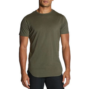 Men's Casual T-Shirt <b>Short</b> Sleeve 100% Cotton T-Shirts Solid Pattern Oversized Fit Plain Dyed Blank - Product Image 5