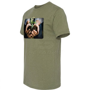 Camiseta de Felpa de Poliéster/Algodón Suave, Cómoda, Ecológica, de Secado Rápido, con Estampado Gráfico Premium, Estilo Casual, Transpirable - Product Image 4