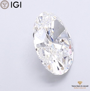 เพชร CVD ทรงรี 5.00 กะรัต คุณภาพสูงสุด พร้อมใบรับรอง IGI ความใส VVS1 สี D สำหรับแหวนโซลิแทร์ทันสมัย - Product Image 4