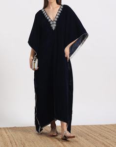 2026 Trendy Beautiful Dubai Embroid Kaftan for Women Hand Work Kaftan Traditional Islamic Clothing and Accessory Designed - Product Image 5