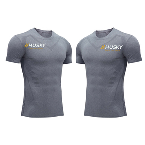 Camiseta Deportiva para Hombre, Absorbente de Humedad, Transpirable, de Secado Rápido, para Running, Baloncesto, Tejido Sólido - Product Image 6