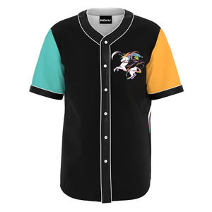 Camiseta de béisbol unisex personalizada, sublimado uniforme de equipo, ropa deportiva con impresión de logotipo, ropa de softbol personalizable OEM ODM - Product Image 1
