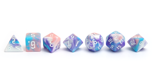 Handcrafted Epoxy Polyhedral <b>Dice</b> <b>Set</b> for Fantasy Role Playing Games Luxury Transparent Resin Gaming Accessories - Product Image 5