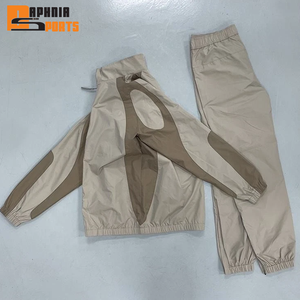 Conjunto de Chándal de Dos Piezas Personalizado para Invierno, Estampado, Transpirable, Impermeable, Cortavientos, con Capucha, Cierre de Cremallera y Cintura Elástica - Product Image 2