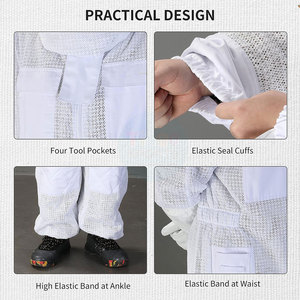 Custom Made Design Breathable Comfortable Beekeeping <b>Suits</b> <b>Bee</b> Safety Work Wear Cheap Price Beekeeping <b>Suits</b> By TIAGO SPORTS - Product Image 3