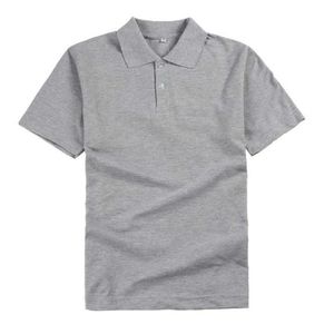 Polo à manches courtes rouge pour homme, coupe classique, décontracté, tricoté, couleur unie, t-shirt uni teint - Product Image 2
