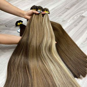 Extensions de cheveux de qualité supérieure, pointe plate, couleurs européennes, cheveux vietnamiens lisses naturels - Product Image 5
