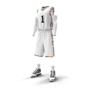 Meilleur design d'uniformes de basketball personnalisés pour hommes, ensemble respirant sans manches par sublimation, grandes tailles, prix de gros abordable - Product Image 2