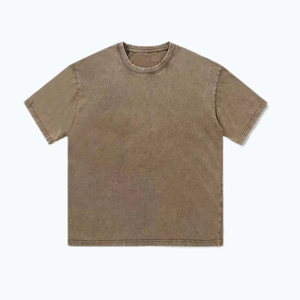 Fournisseur OEM de T-shirts délavés à l'acide en gros pour les marques de vêtements mondiales, commandes en gros avec logo personnalisé, fabrication sous contrat - Product Image 5