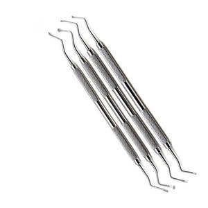 Cuillère d'extraction et d'excavation pour restauration dentaire, outils dentaires pour caries et cavités, pour procédures chirurgicales et médicales dentaires, par Dentavex - Product Image 4