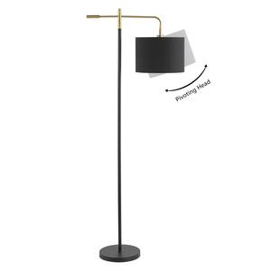 Lampadaire de luxe à structure métallique avec abat-jour en verre pour projets hôteliers, villas et halls d'accueil - Product Image 6