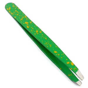 Nouvelle conception de pince à sourcils style poisson plaquée or à pointe droite, pince à sourcils personnalisée avec logo, pince à poils du visage - Product Image 6