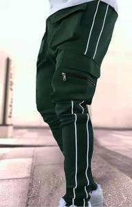 Pantalon de survêtement personnalisé en molleton bouclette, coupe oversize, haute qualité, évasé, ample, avec poches cargo - Product Image 6