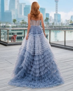 Long Chapel Train Satin Vintage Romantic Dress <b>Flying</b> Personalize <b>Net</b> Different Colors Wide Chapel Train Flowers Crystal - Product Image 5