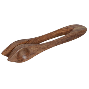 Cuillère musicale en bois naturel durable, instrument de percussion folklorique fait à la main pour les musiciens, les étudiants et les débutants - Product Image 1