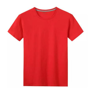 เสื้อยืดคอกลมแขนสั้นสีเขียวมะนาวสำหรับผู้ชาย ทรงปกติ สีพื้น สไตล์ลำลอง สตรีทแวร์ ระบายอากาศได้ดี ผ้าเจอร์ซีย์ถักน้ำหนัก 220 กรัม ทำจากผ้าฝ้าย - Product Image 6